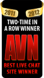 Two-time in a row winner at the 'Oscars of Porn'